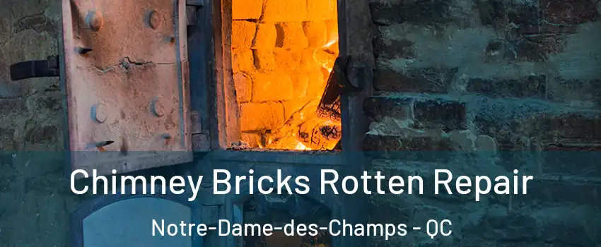  Chimney Bricks Rotten Repair Notre-Dame-des-Champs - QC