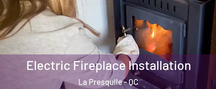  Electric Fireplace Installation La Presqulle - QC