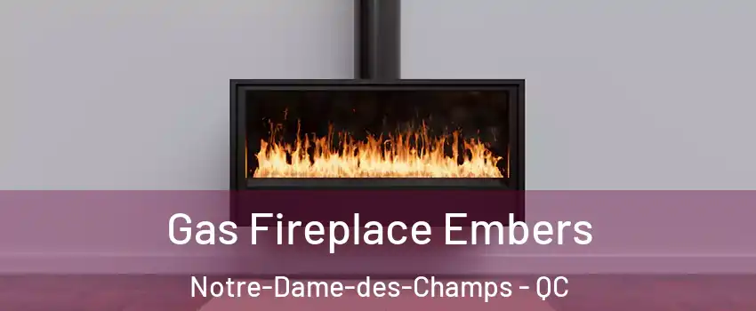  Gas Fireplace Embers Notre-Dame-des-Champs - QC