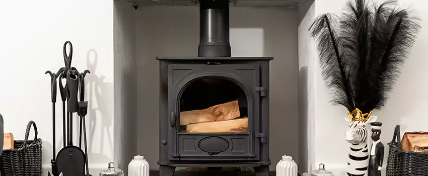 Thelin Hearth Products Providence Pellet Insert Fireplace Installation in Saint-Paul, QC