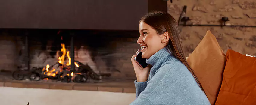 Dimplex Built-In Electric Fireplace Installation in Saint-Paul, QC