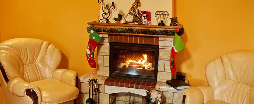 Fireplace Hearth Ideas in Saint-Paul, Quebec