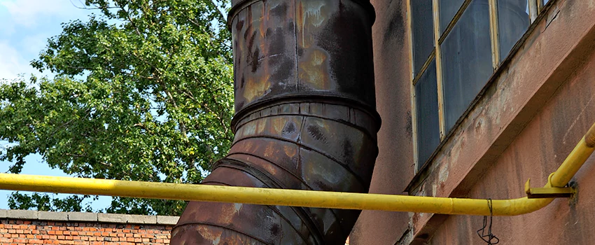 Lightning Protection Installation System for Industrial Chimneys in Saint-Paul, Quebec