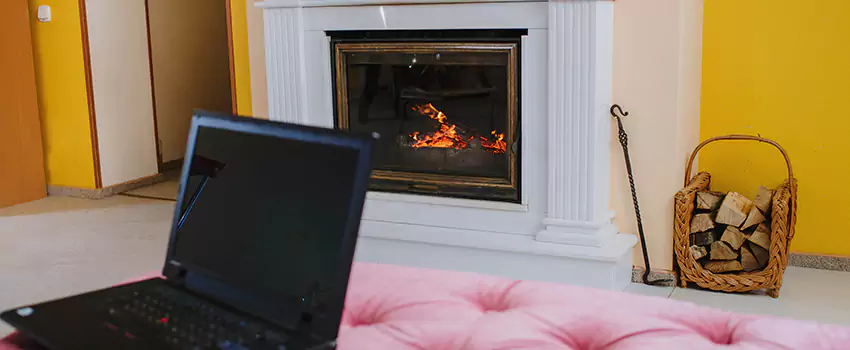 Valor Outdoor Gas Fireplace in Saint-Paul, Quebec