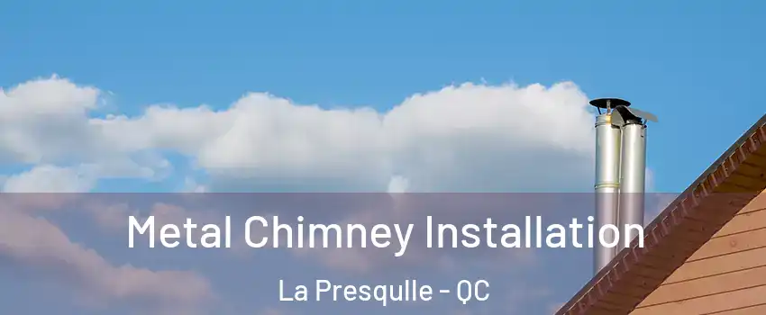  Metal Chimney Installation La Presqulle - QC