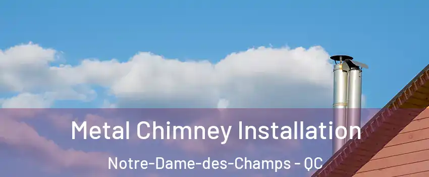  Metal Chimney Installation Notre-Dame-des-Champs - QC