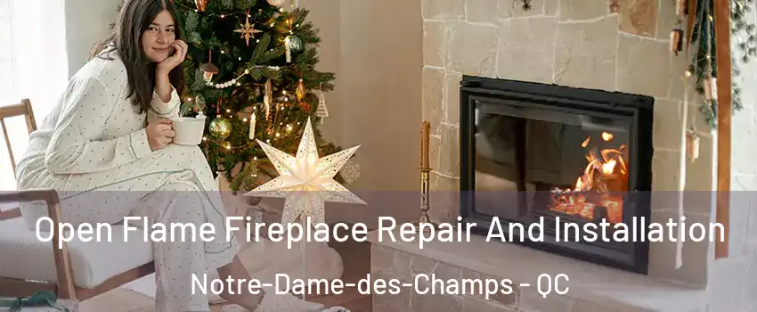  Open Flame Fireplace Repair And Installation Notre-Dame-des-Champs - QC