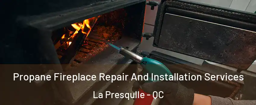Propane Fireplace Repair And Installation Services La Presqulle - QC