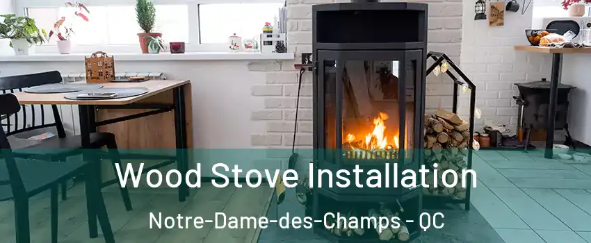  Wood Stove Installation Notre-Dame-des-Champs - QC